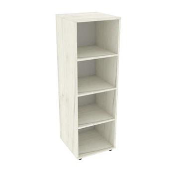 Стелаж Ketrin К-5 Континент 420/425/1300 Дуб Крафт Білий