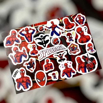 Стікерпак Набір наклейок Стікери Людина-Павук Spider-Man Размер А4 SM 01