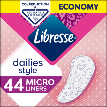 Прокладки гігієнічні щоденні Libresse Micro Маленькі 44 шт (7322540510591)