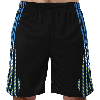Шорты для смешанных единоборств MMA Domino 210-7 размер XL (175-180см) Black-Blue-Yellow