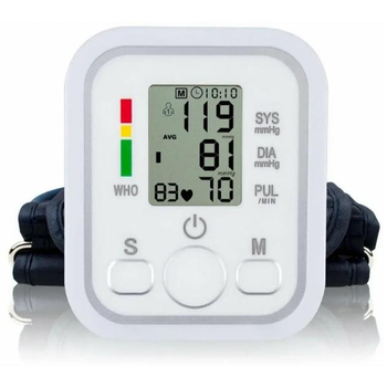 Плечовий автоматичний тонометр B08 PET White (5807)