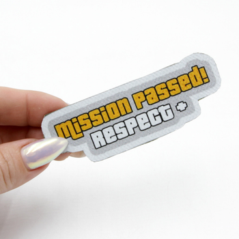 Шеврон с липучкой печатный GTA Mission Passed Respect