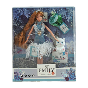 Кукла Эмили Emily с питомцем и аксессуарами 30 см Вид 1