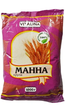 Крупа манна Vitalina 1,0кг