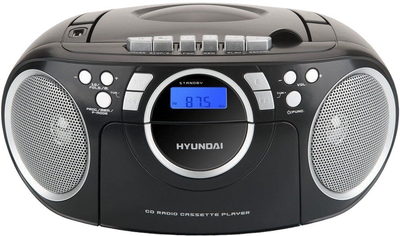 Boombox Hyundai TRC 788 AU3BS Czarny/Srebrny (HY-TRC788AU3BS)