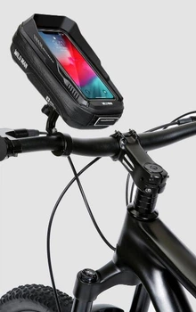 Чехол Сумка WILDMAN XT3S на руль для телефона до 6.7" WILD MAN смарфтона Черная