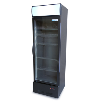 Шафа холодильна для напоїв GoodFood BC360BB2LED чорна-чорна