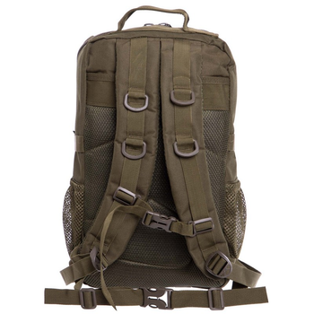 Рюкзак тактичний штурмовий SILVER KNIGHT Premier (нейлон, оксфорд 900D, р-р 40x23x18см, 16л, Оливковий)