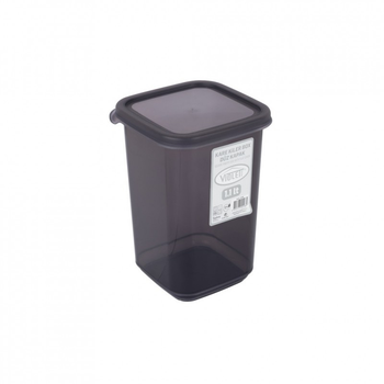 Емкость для сыпучих продуктов Violet House Transparent Black 1.1 л (0298 Transparent Black) (205988)