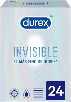 Презервативи Durex Invisible Extra Sensitive 24 шт (8428076002193)