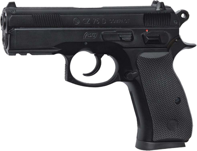 Пістолет страйкбольний ASG CZ 75D Compact Gas 6 мм (23704136)