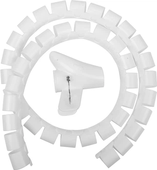 Кабельний органайзер HiSmart 30 мм White (HS083250)