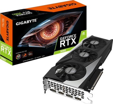 Відеокарта GeForce RTX 3060 12GB GDDR6 Gaming Gigabyte (GV-N3060GAMING-12GD)