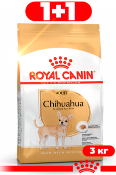 Сухой корм Royal Canin Chihuahua Adult для взрослых собак породы чихуахуа в возрасте от 8 месяцев 3кг