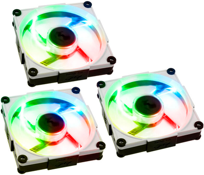 Zestaw wentylatorów InWin Aurora RGB-LED 3 szt (4710474945047)