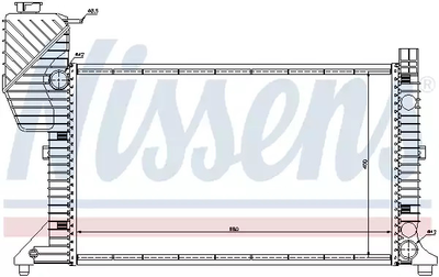 Радиатор охлаждения двигателя MERCEDES-BENZ SPRINTER, NISSENS (62664A)