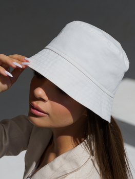 Панама женская летняя из плотного джинса D.Hats белая