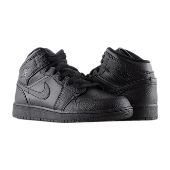 Детские Кроссовки баскетбольные JORDAN AIR MID BG Черный 37.5 (7d554725-091 37.5)