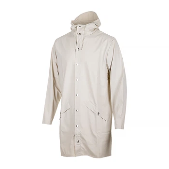 Мужская Куртка Rains Long Jacket Белый XS-S (7d1202-OffWhite XS-S)