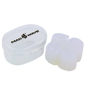 Беруши для плавания в пластиковом футляре Mad Swim Ear Plugs 071401 White
