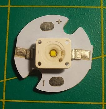 Сверхяркий светодиод OSRAM на подложке d=16мм led 3w 2.8-3.6v белый дневной