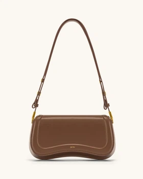 Сумка жіноча з логотипом JW PEI Joy shoulder bag U67V46 Коричневий