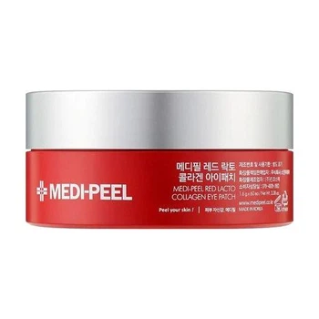 Патчі омолоджувальні для шкіри навколо очей з колагеном Medi Peel Red Lacto Collagen Eye Patch 60 ea