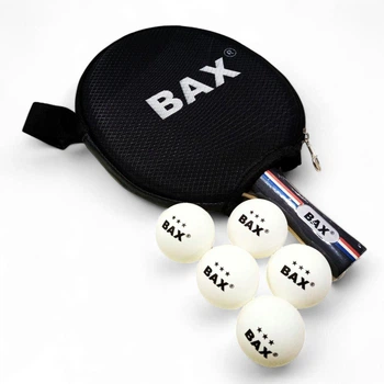 Набор для настольного тенниса BAX ракетка+чехол+5 мячей