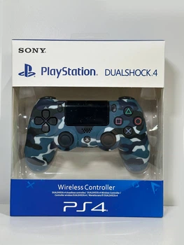 Джойстик для PS4 Sony Dualshock 4 V2 синий камуфляж (blue army)геймпад беспроводной