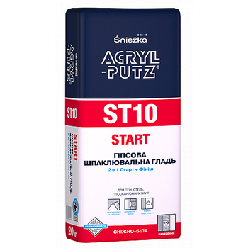 Шпатлевка акриловая Sniezka Acryl-Putz (2в1) ST10 (20кг) (11001)