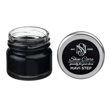 Крем-краска с воском для обуви и изделий из гладкой кожи MAVI STEP Creme de Beaute 118 Черный 25 мл (C01/118/025)