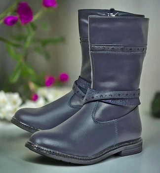 Сапоги демисезонные для девочки утепленные Сказка 6005 36 (23,5см) синие