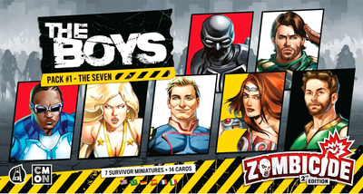 Додаток до настільної гри Asmodee Zombicide 2 Edition: The Boys Pack 1 The Seven (0889696016072)