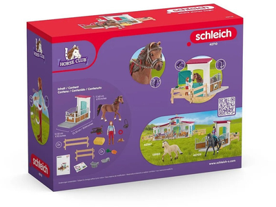 Ігровий набір із фігурками Schleich Horse Box Hannah & Cayenne (4059433855226)