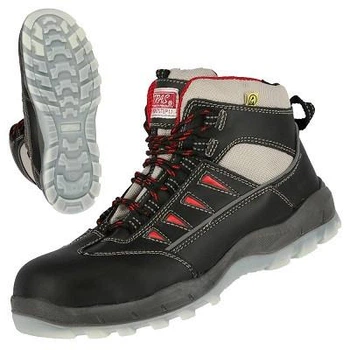 Ботинки NITRAS SPORT STEP S3 SRC кожа подошва ПУ/ТПУ Размер 48 серый 7301