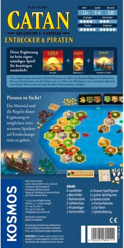 Dodatek do gry planszowej Kosmos Catan: Explorers and Pirates dla 5-6 graczy 682767 (4002051682767)