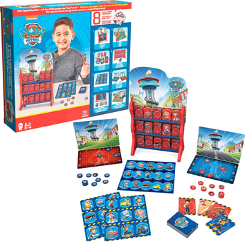 Zestaw gier planszowych Spin Master Games Paw Patrol Games HQ (0778988494851)