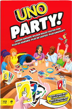 Настільна гра Mattel UNO Party Family (0194735135769)