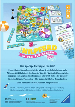 Gra planszowa Ravensburger The Hippo in the Rollercoaster Kids (4005556223619)