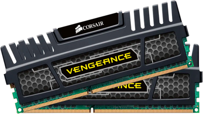 Оперативна пам'ять Corsair DDR3-1600 16384MB PC3-12800 (Kit of 2x8192) Vengeance Black (CMZ16GX3M2A1600C9)