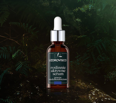 Serum do twarzy Uzdrovisco Fiołek roślinnie aktywne przeciw niedoskonałościom 30 ml (5903178701067)