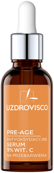 Сироватка для обличчя Uzdrovisco Pre-Age з вітаміном С 9 % 30 мл (5904917482193)