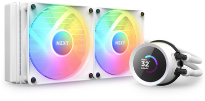Система жидкостного охлаждения NZXT Kraken 240 RGB All-in-one White (RL-KR240-W1)