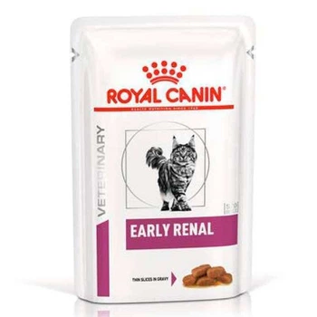 Консервований корм, дієта для котів при захворюваннях нирок Royal Canin (Роял Канін) Early Renal Feline (шматочки в соусі), 85 г