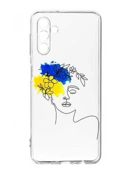 Прозрачный чехол на Samsung Galaxy A35 5G (A356) :: Украинка Арт (принт 3)