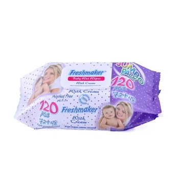 Влажные салфетки детские с клапаном Frеshmaker 120 шт