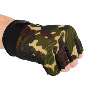 Тактичні рукавички з відкритими пальцями 5.11 Pro (р-р L, Multicam)