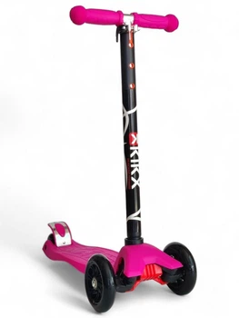 Детский трехколесный самокат Scooter Maxi 02 Pink-Black
