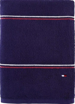 Полотенце хлопковое Tommy Hilfiger банное 76х138 см Modern American Solid Cotton Bath Towel Синий в полоску (46249648108)
