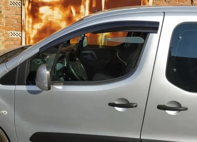 Дефлекторы окон Peugeot Partner 2008-2018 передние Sunplex